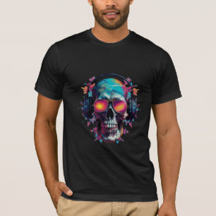 Trendige Totenkopf-T-Shirt-Drucke für Modefans T-Shirt