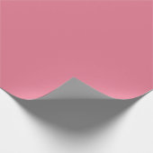 Trendige Tulpen-Rosa-Einfarbig Geschenkpapier (Ecke)
