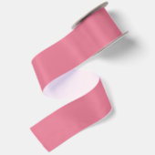 Trendige Tulpen-Rosa-Einfarbig Satinband (Rückseite)