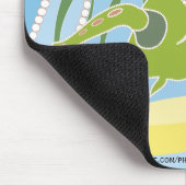 Trendige Turtle-Mausunterlage Mousepad (Ecke)