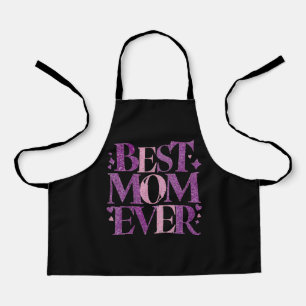 Trendige Typografie Beste Mutter Aller Zeiten Schürze