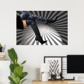 Trendige und moderne Boot Art Poster (Heimbüro)