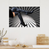 Trendige und moderne Boot Art Poster (Küche)