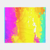 Trendige und zeitlose Wolkenmuster Kunst Fleecedecke (Vorderseite (Horizontal))