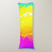 Trendige und zeitlose Wolkenmuster Kunst Seitenschläferkissen (Vorderseite Vertikal)