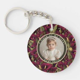 Trendige Vatertagsgeschenke Calla-Lilien Blumen Schlüsselanhänger