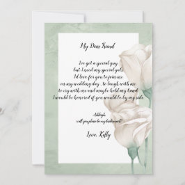 trendige Vegetation wird meine Einladung zur Braut