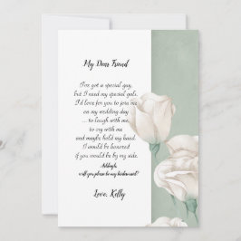 trendige Vegetation wird meine Einladung zur Braut