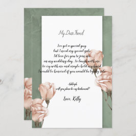 trendige Vegetation wird meine Einladung zur Braut