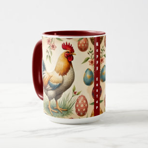 Trendige Vintage-Festtags-Oster-Kollektion Tasse