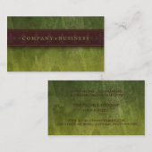 Trendige Vintage Grunge Designer Business Cards Visitenkarte (Vorne/Hinten)
