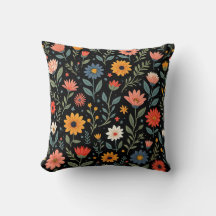 Trendige Vintage Schöne Blumenkollektion