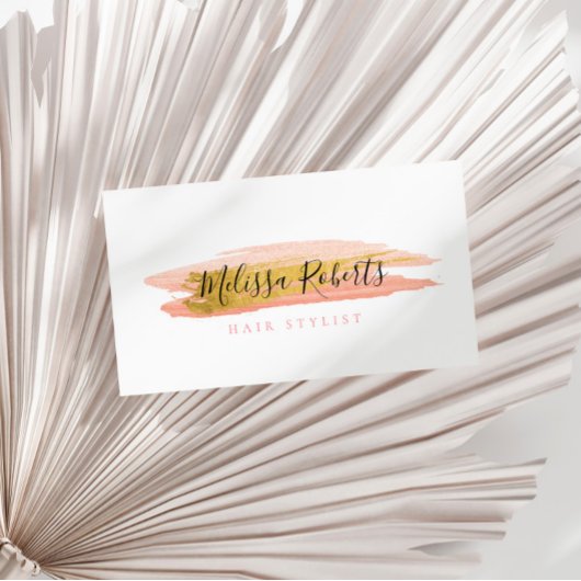 trendige Visitenkarte