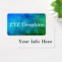 Trendige Visitenkarten für Wasserfarben