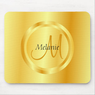 Trendige Vorlage Elegante Imitat Gold Moderne Mono Mousepad