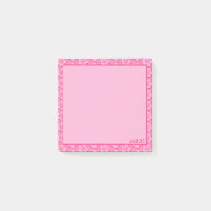 Trendige Vornehme Tropische Floral  Post-it Klebezettel