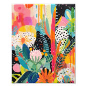 Trendige Wall Art Abstrakt Print Dopamin Dekoratio Fotodruck (Vorne)