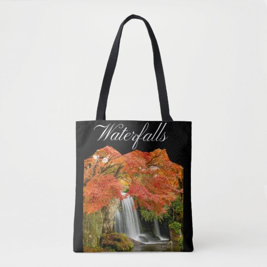 Trendige Wasserfälle im Gebirge Tasche (Vorderseite)