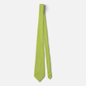 Trendige weiche Chartreuse-Krawatte Krawatte (Vorderseite)