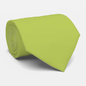 Trendige weiche Chartreuse-Krawatte Krawatte (Gerollt)