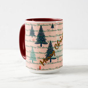 Trendige Weihnachts-Luxus-Weihnachtsbäume Tasse
