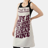 Trendige Wein-Schürze als Geschenkidee - Das Leben Schürze (InSitu)