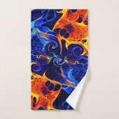 trendiger, abstrakter Farbschwung Badhandtuch Set (Handtuch)