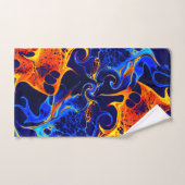 trendiger, abstrakter Farbschwung Badhandtuch Set (Handtuch)