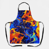 trendiger, abstrakter Farbschwung Schürze (Vorderseite)