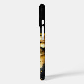 trendiger abstrakter Goldmarmor Case-Mate iPhone Hülle (Rückseite / Links)