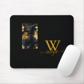 trendiger abstrakter Goldmarmor Mousepad (Mit Mouse)