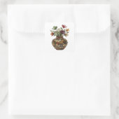Trendiger abstrakter silberner Aufkleber (Tasche)