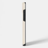 trendiger Antique White mit Monogramm Case-Mate iPhone Hülle (Linke Seite)