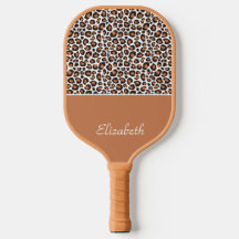 Trendiger brauner Leopardenprint mit stilvollem Na