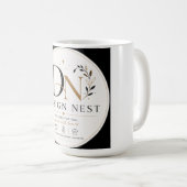 Trendiger Casual Streetwear Pullover Kaffeetasse (VorderseiteRechts)