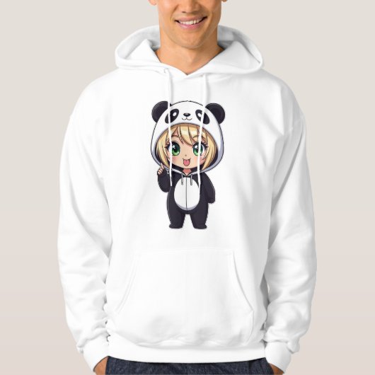 Trendiger Chibi Süß Hoodie (Vorderseite)