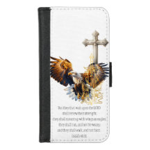 Trendiger christlicher Adler Goldschwert Beige Kre
