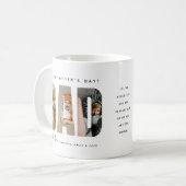 Trendiger DAD-Fotocollage Kaffeetasse (Vorderseite Links)