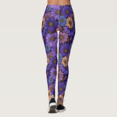 Trendiger Daisy Charm Cardio Athletik Leggings (Rückseite)