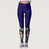 Trendiger Fuchs-Charakter Leggings (Vorderseite)