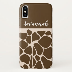 Trendiger Giraffe-Druck individuell angepasst Hand Case-Mate iPhone Hülle