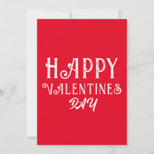 TRENDIGER GLÜCKLICHER VALENTINSTAG ROMANTISCHER VA EINLADUNG