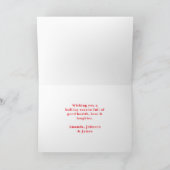 Trendiger Gradient Frohe Weihnachten Modern (Innenseite)