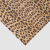 trendiger, gürteliger Wildsafari-Leopardendruck Seidenpapier (Ausschnitt)