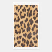 trendiger, gürteliger Wildsafari-Leopardendruck Serviette (Vorderseite)