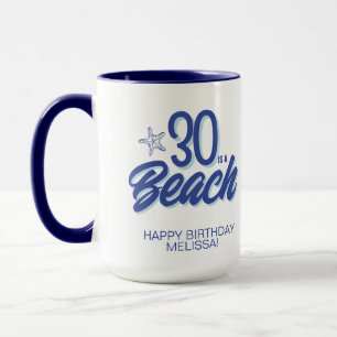 Trendiger handgezeichneter Doodle 30 ist ein Stran Tasse