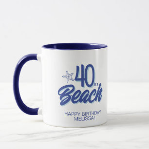 Trendiger handgezeichneter Doodle 40 ist ein Stran Tasse