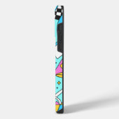 Trendiger Hippie-Abstrakt iPhone Hülle (Linke Seite)