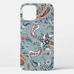 Trendiger indischer Paisley: nahtloser Hintergrund Case-Mate iPhone Hülle