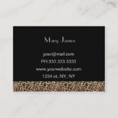 trendiger Innenausstatter Business Cards Visitenkarte (Rückseite)